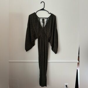 Zara dress green m/brown size small